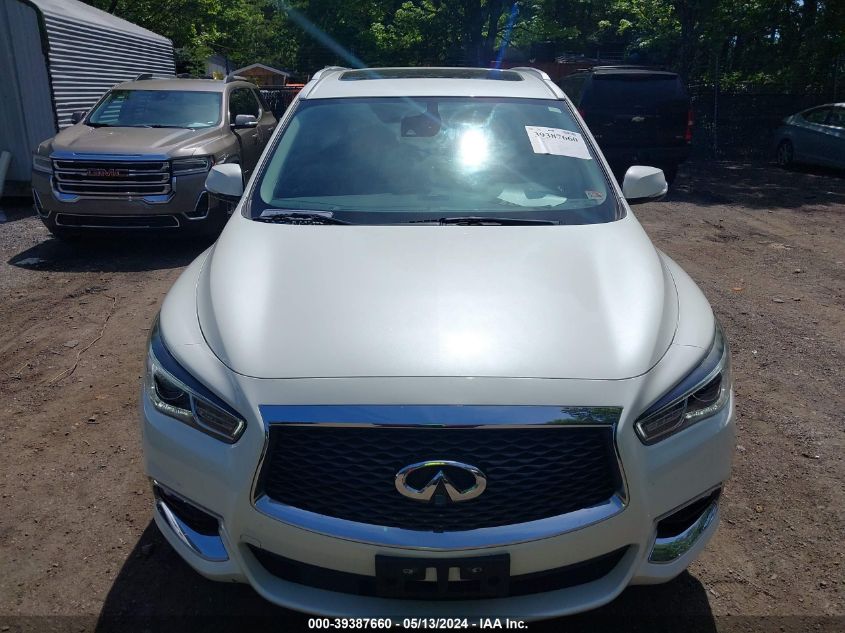 2019 Infiniti Qx60 Luxe VIN: 5N1DL0MM7KC563579 Lot: 39387660