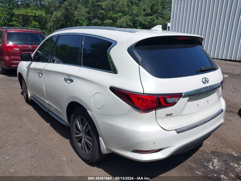 2019 Infiniti Qx60 Luxe VIN: 5N1DL0MM7KC563579 Lot: 39387660