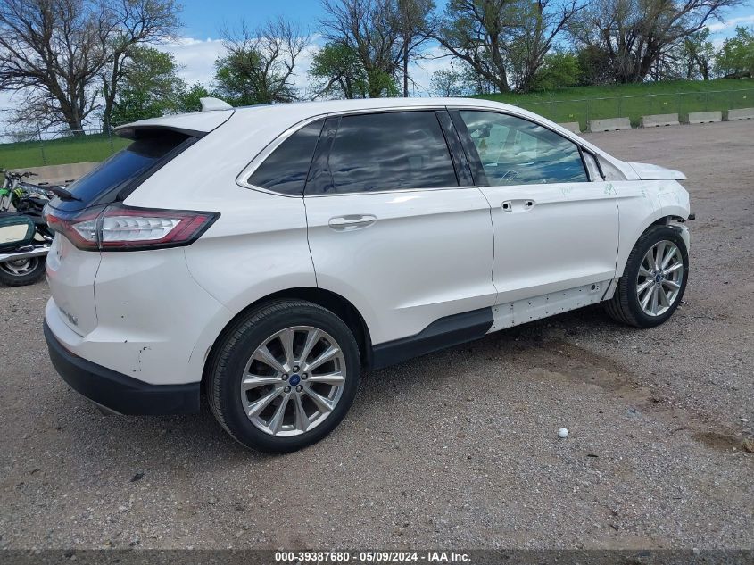 2017 Ford Edge Titanium VIN: 2FMPK4K95HBC43207 Lot: 39387680