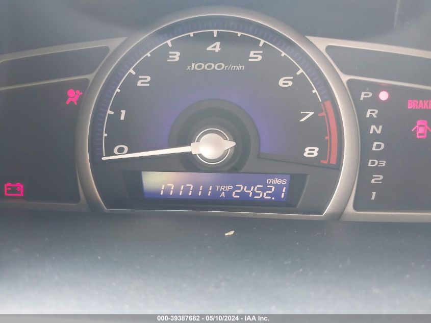 2008 Honda Civic Lx VIN: 1HGFA16598L079776 Lot: 39387682