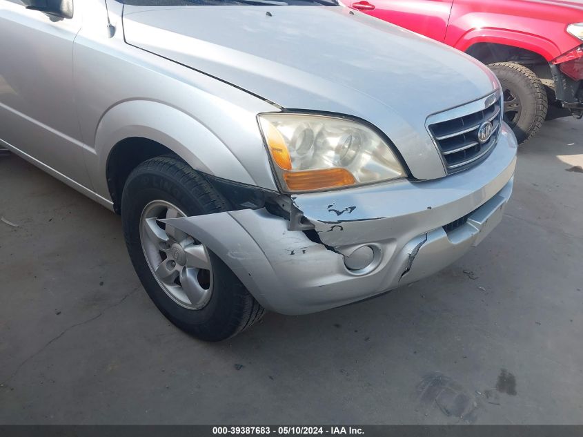 2008 Kia Sorento Lx VIN: KNDJC735585781995 Lot: 39387683