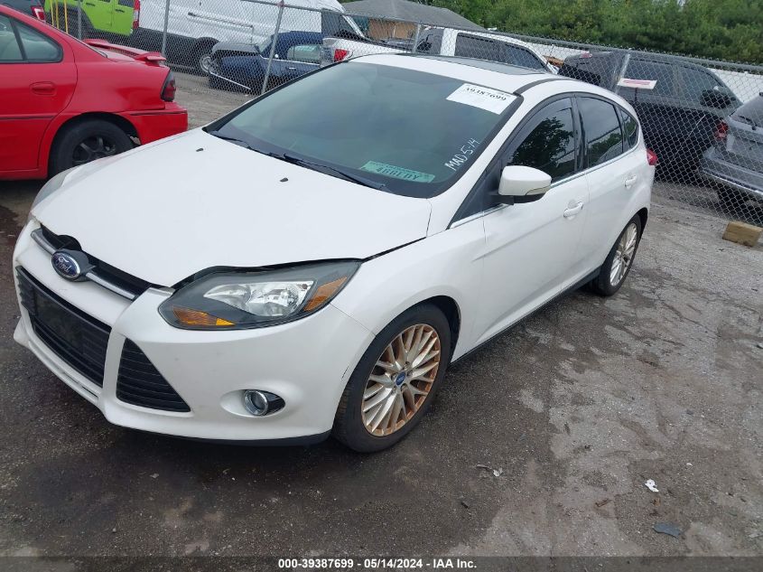 2013 Ford Focus Titanium VIN: 1FADP3N25DL130097 Lot: 39387699