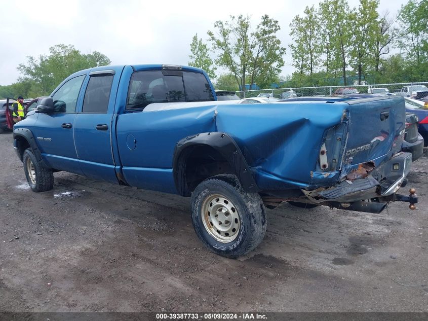 2003 Dodge Ram 1500 Slt/Laramie/St VIN: 1D7HU18D83J678634 Lot: 39387733