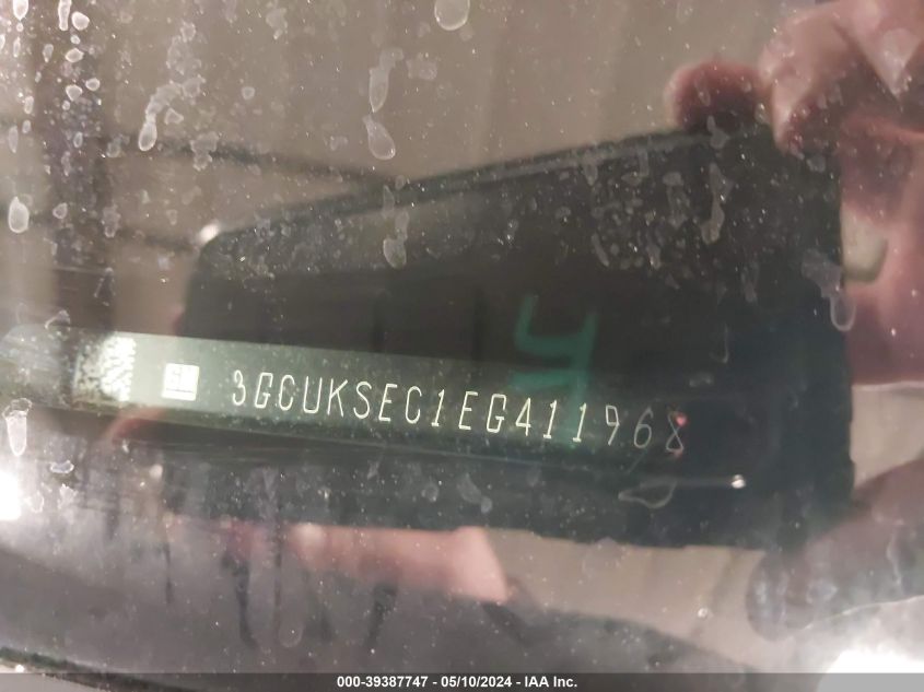2014 Chevrolet Silverado 1500 1Lz VIN: 3GCUKSEC1EG411968 Lot: 39387747