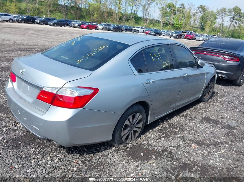 2015 Honda Accord Lx VIN: 1HGCR2F35FA157558 Lot: 39387779