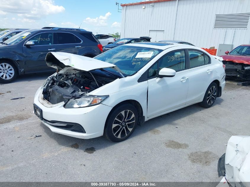 2014 Honda Civic Ex VIN: 19XFB2F88EE028320 Lot: 39387793