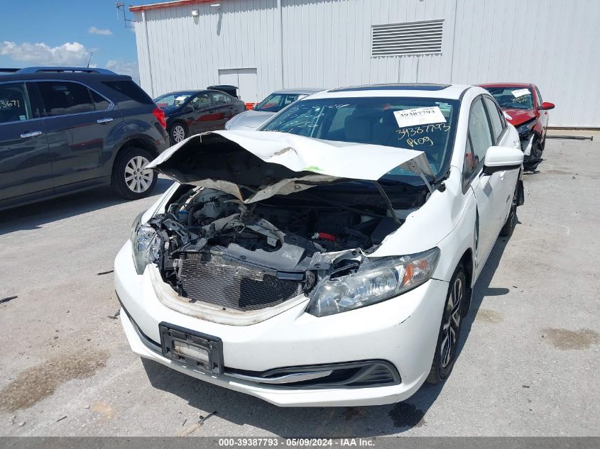 2014 Honda Civic Ex VIN: 19XFB2F88EE028320 Lot: 39387793