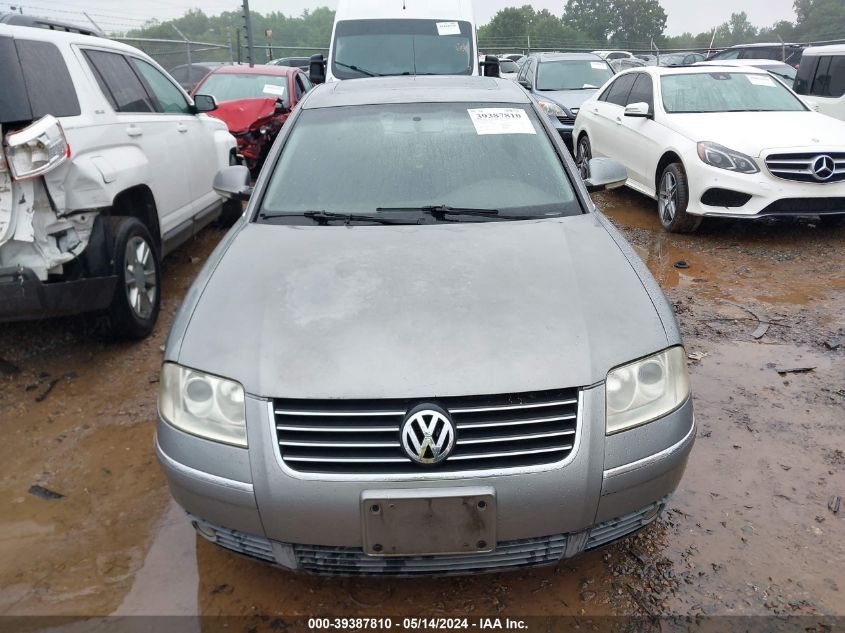 2005 Volkswagen Passat Gls 1.8T VIN: WVWAD63BX5E009498 Lot: 39387810