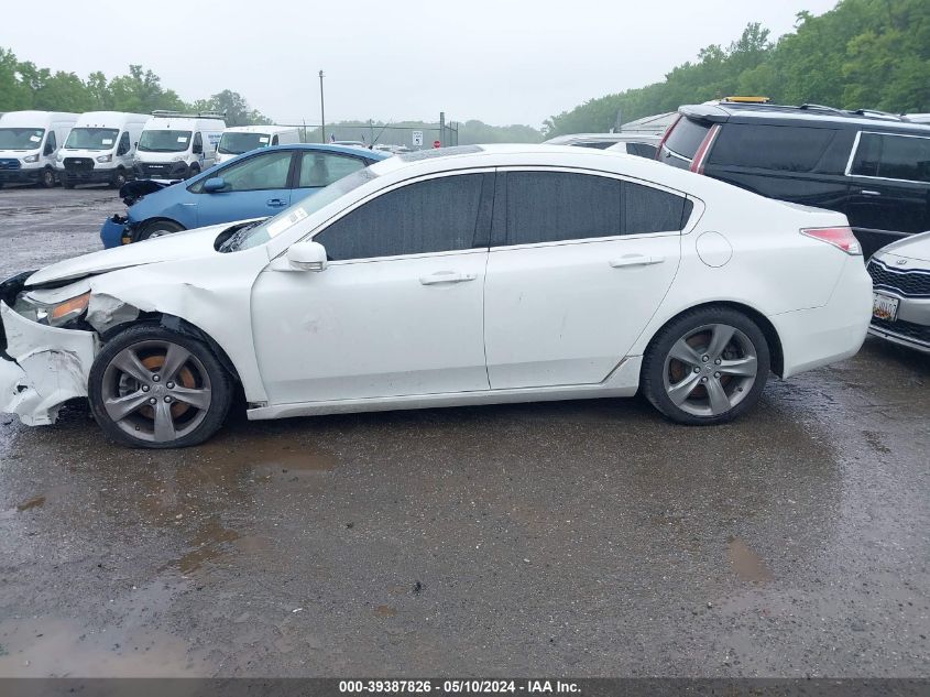 2014 Acura Tl 3.7 VIN: 19UUA9F29EA001372 Lot: 39387826