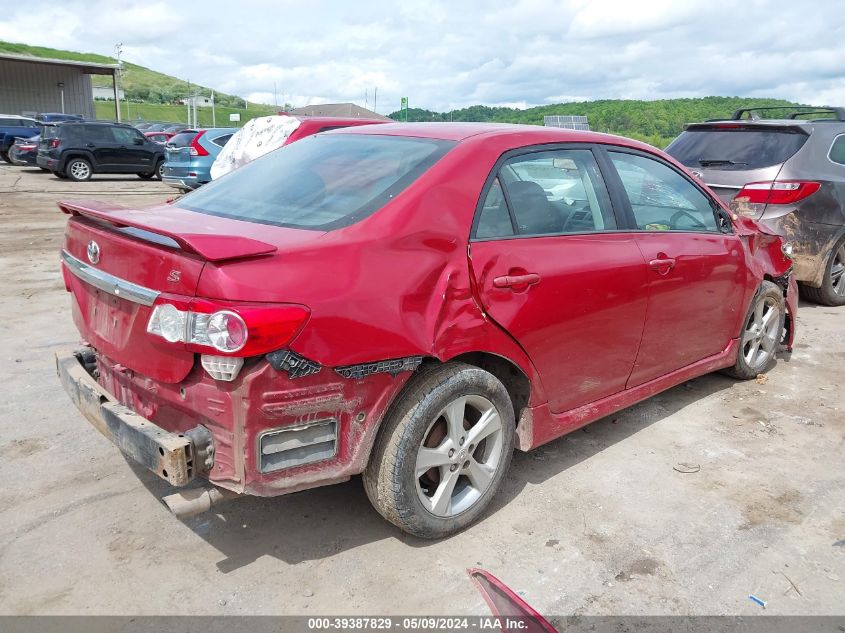 2012 Toyota Corolla S VIN: 5YFBU4EE5CP009618 Lot: 39387829