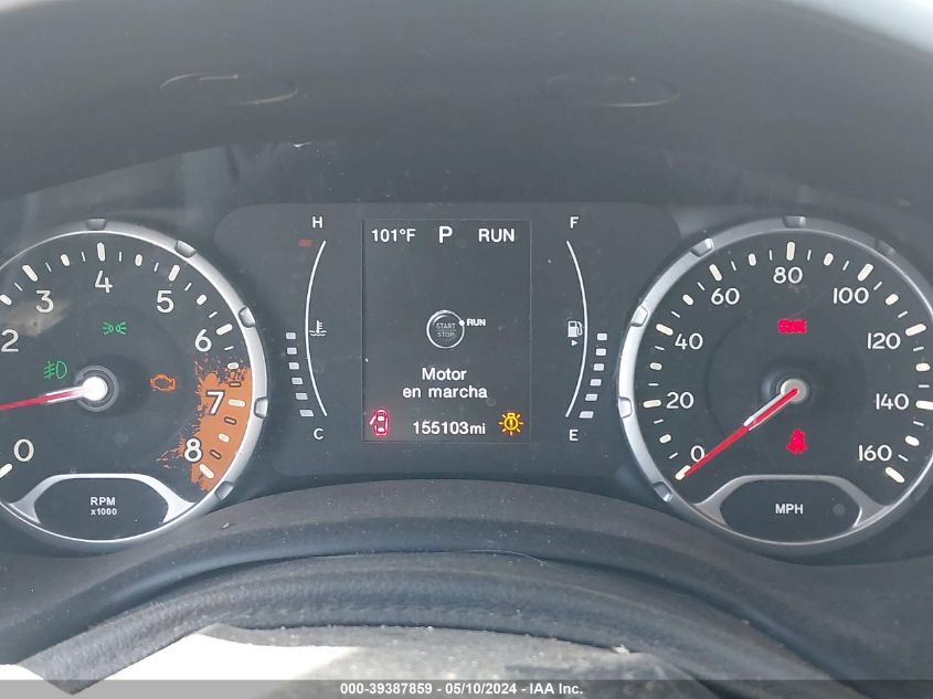 2018 Jeep Renegade Latitude Fwd VIN: ZACCJABB9JPG93029 Lot: 39387859