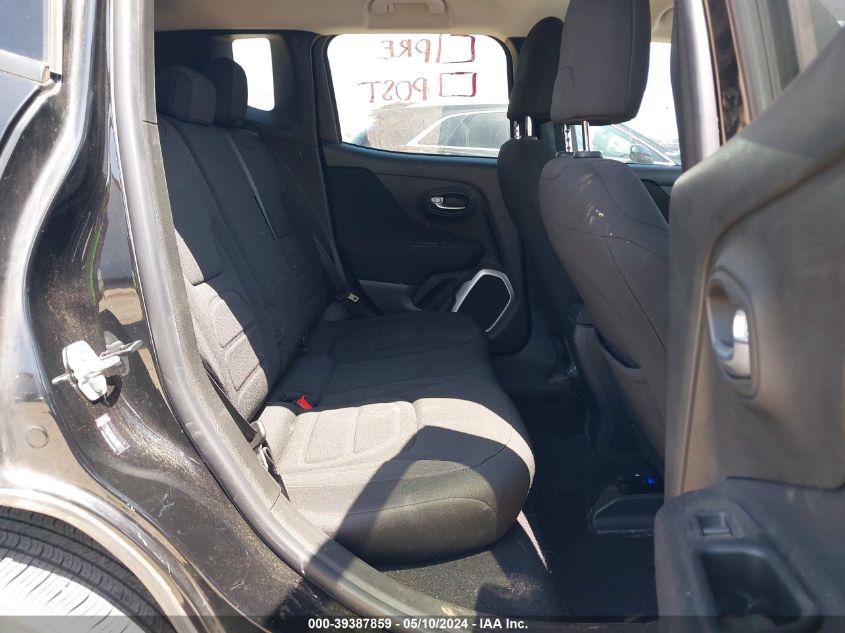 2018 Jeep Renegade Latitude Fwd VIN: ZACCJABB9JPG93029 Lot: 39387859