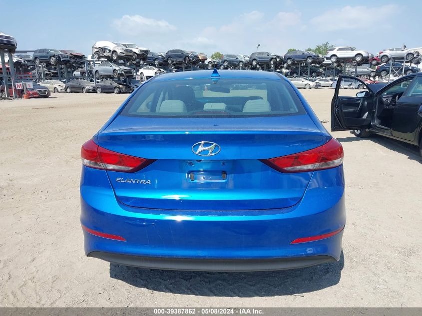 2017 Hyundai Elantra Se VIN: KMHD84LF6HU224665 Lot: 39387862