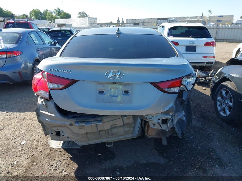 2014 Hyundai Elantra Se VIN: KMHDH4AE9EU153693 Lot: 39387867