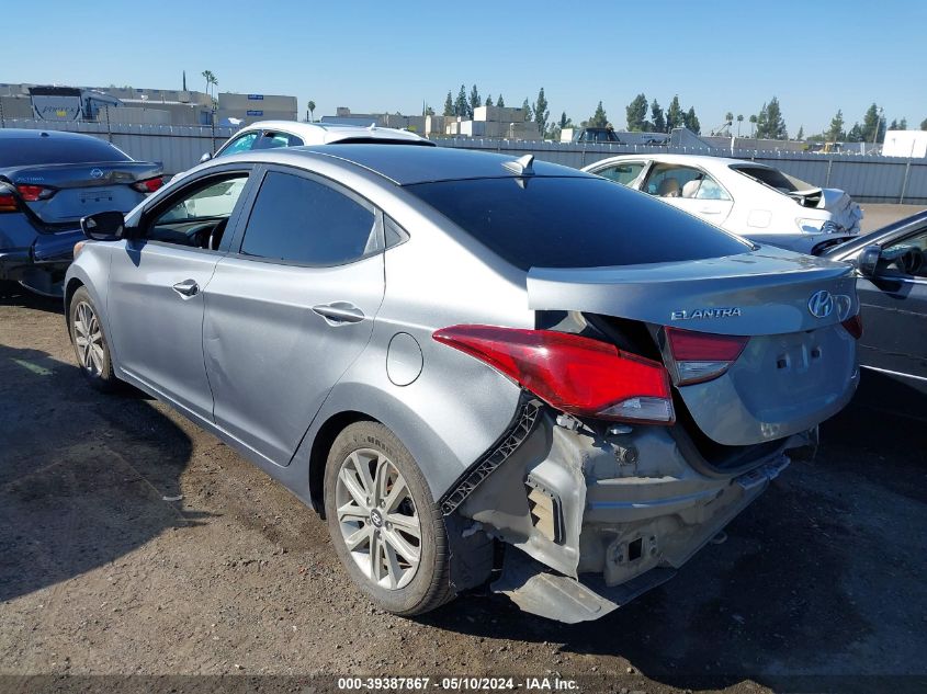 2014 Hyundai Elantra Se VIN: KMHDH4AE9EU153693 Lot: 39387867