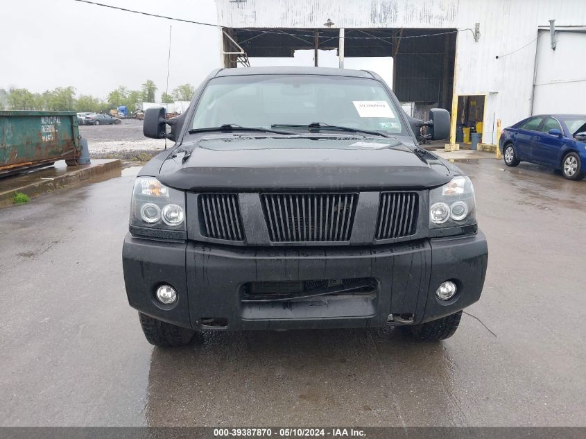 2007 Nissan Titan Se VIN: 1N6BA07B67N241780 Lot: 39387870