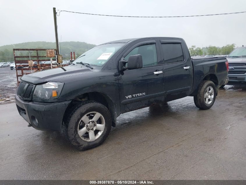 2007 Nissan Titan Se VIN: 1N6BA07B67N241780 Lot: 39387870