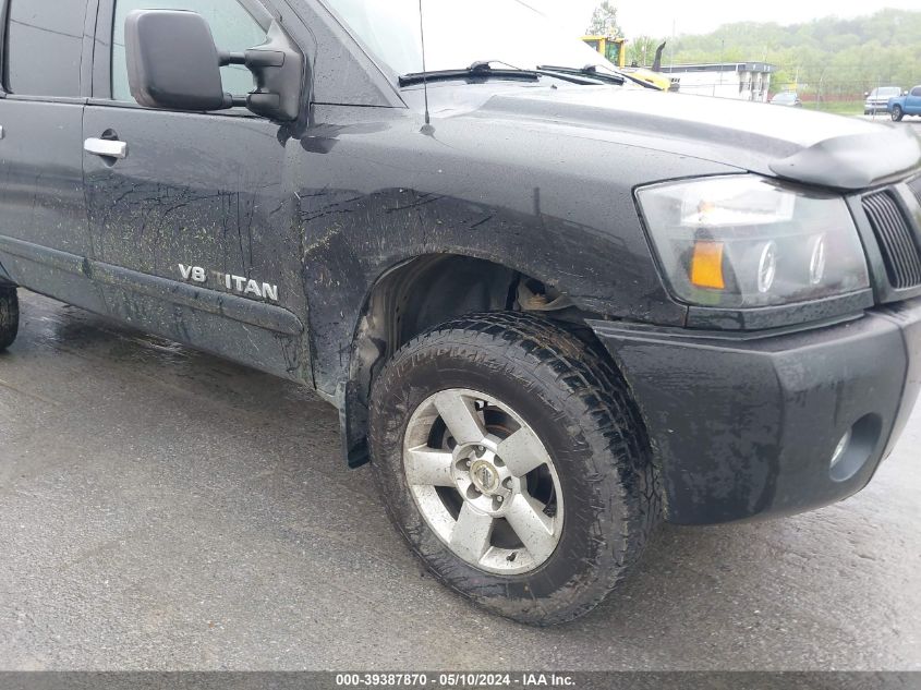 2007 Nissan Titan Se VIN: 1N6BA07B67N241780 Lot: 39387870