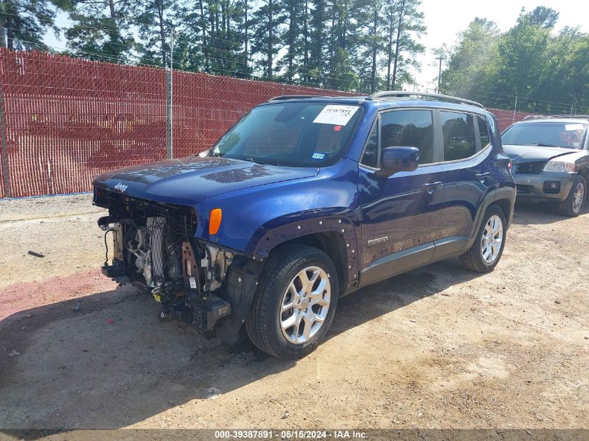 2017 Jeep Renegade Latitude Fwd VIN: ZACCJABB5HPG28723 Lot: 39387891