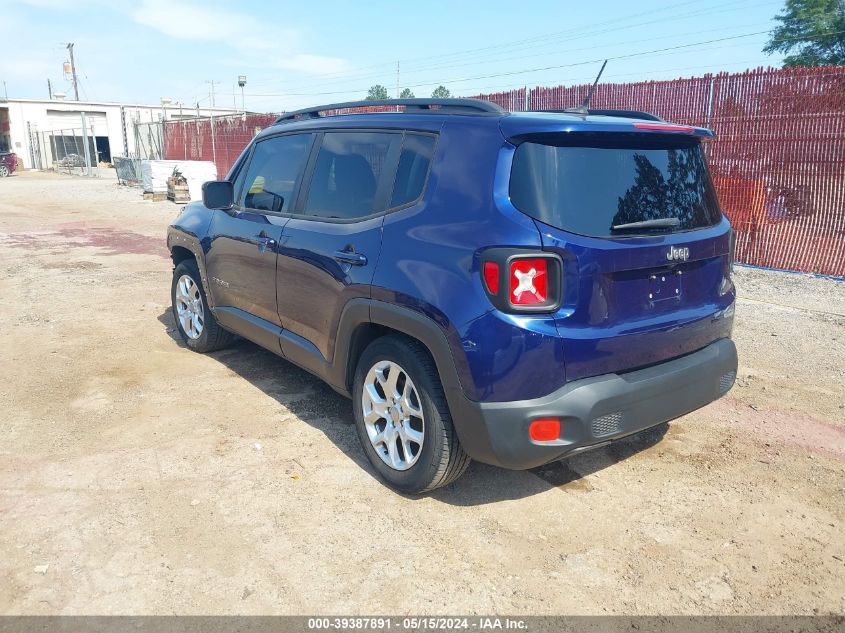 2017 Jeep Renegade Latitude Fwd VIN: ZACCJABB5HPG28723 Lot: 39387891