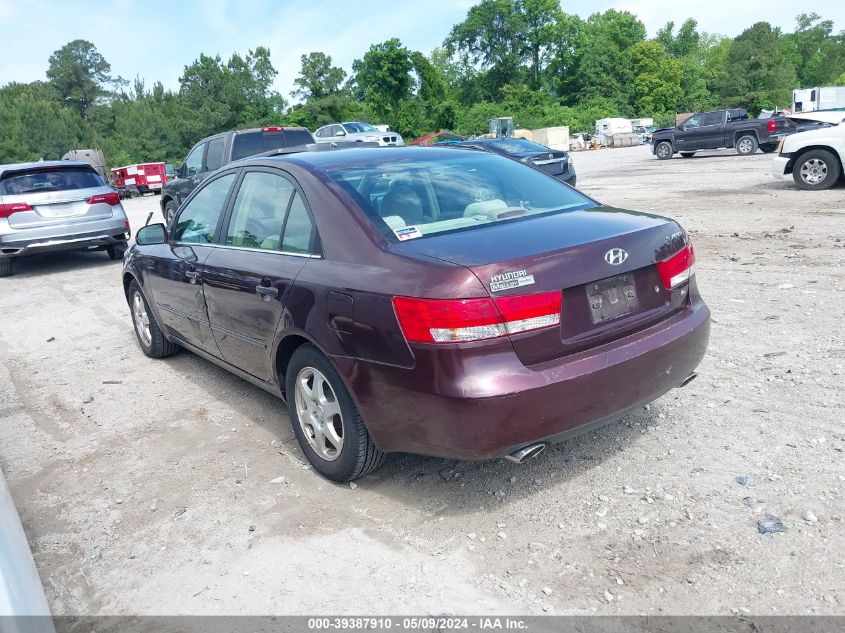 2006 Hyundai Sonata Gls V6/Lx V6 VIN: 5NPEU46F66H101441 Lot: 39387910