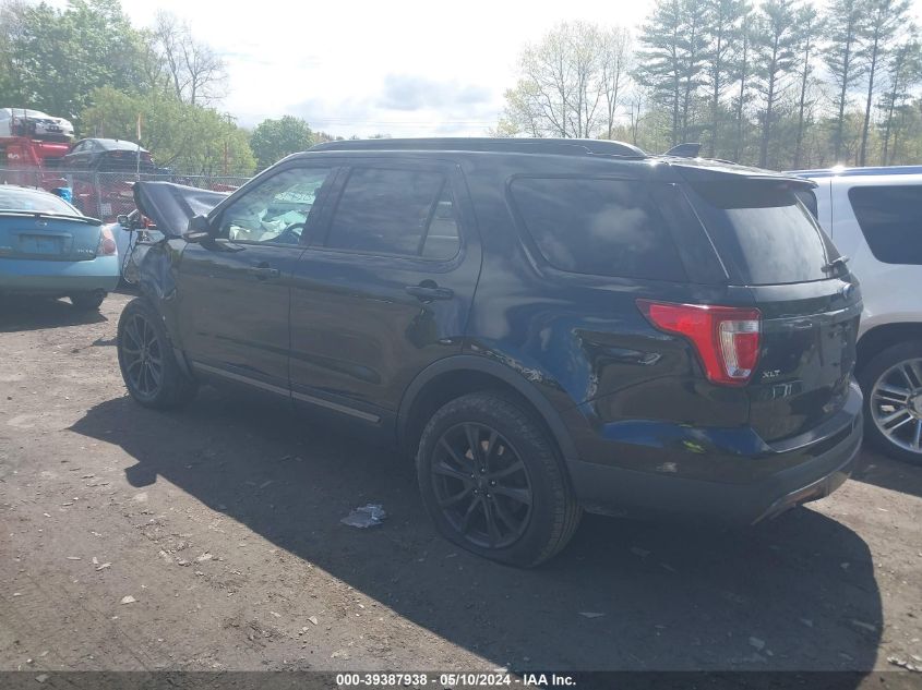 2017 Ford Explorer Xlt VIN: 1FM5K8D82HGD74526 Lot: 39387938