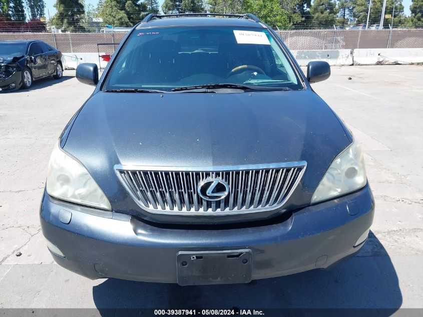 2007 Lexus Rx 350 VIN: 2T2GK31U07C021664 Lot: 39387941