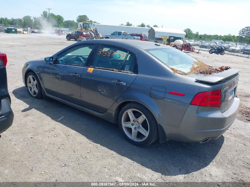 2005 Acura Tl VIN: 19UUA66205A000626 Lot: 39387947