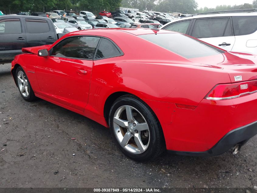 2015 Chevrolet Camaro 1Lt VIN: 2G1FD1E39F9294772 Lot: 39387949