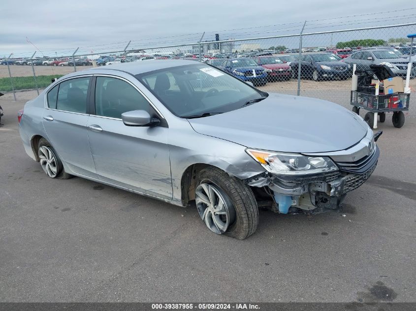 2016 Honda Accord Lx VIN: 1HGCR2F37GA176453 Lot: 39387955