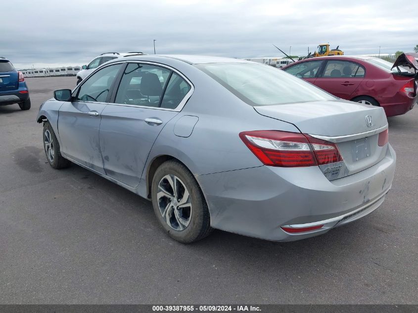 2016 Honda Accord Lx VIN: 1HGCR2F37GA176453 Lot: 39387955