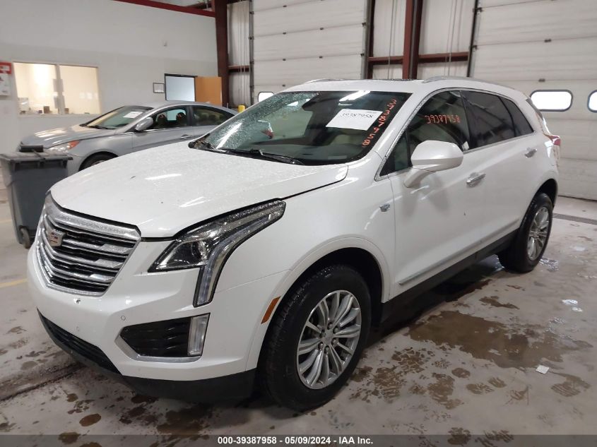 2017 Cadillac Xt5 Luxury VIN: 1GYKNDRS4HZ280576 Lot: 39387958