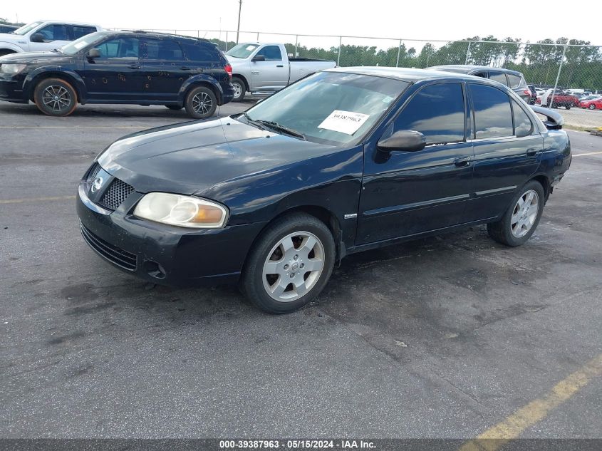 2006 Nissan Sentra 1.8S VIN: 3N1CB51DX6L541223 Lot: 39387963