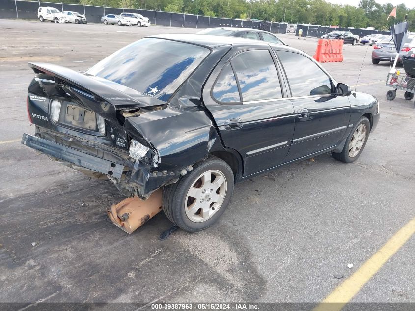 2006 Nissan Sentra 1.8S VIN: 3N1CB51DX6L541223 Lot: 39387963