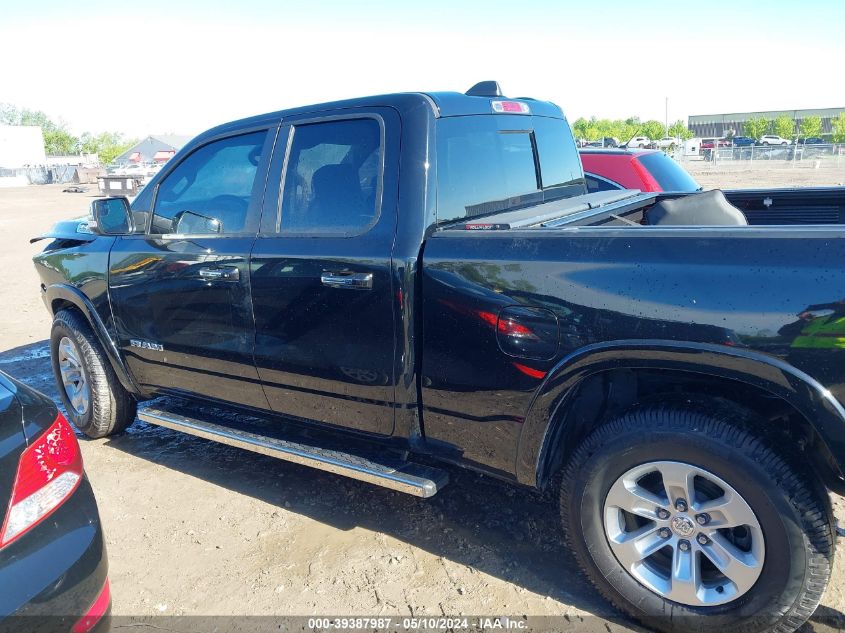 2019 Ram 1500 Laramie Quad Cab 4X2 6'4 Box VIN: 1C6RREDT6KN905192 Lot: 39387987