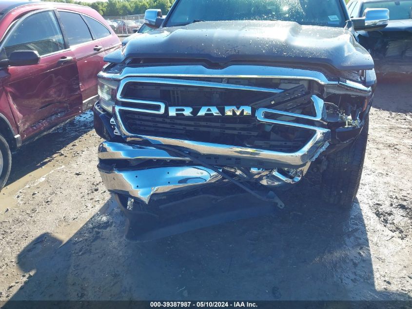 2019 Ram 1500 Laramie Quad Cab 4X2 6'4 Box VIN: 1C6RREDT6KN905192 Lot: 39387987