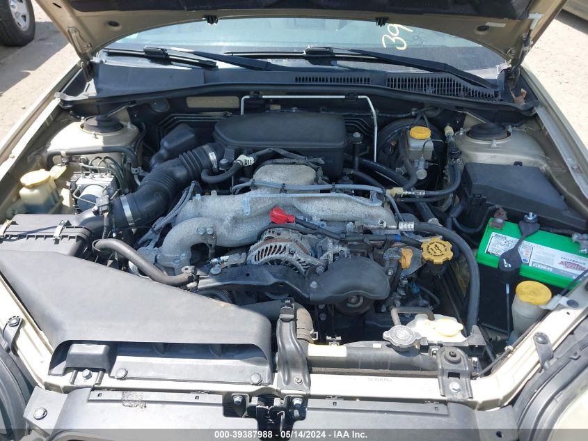 2008 Subaru Legacy 2.5I VIN: 4S3BL616X87201784 Lot: 39387988