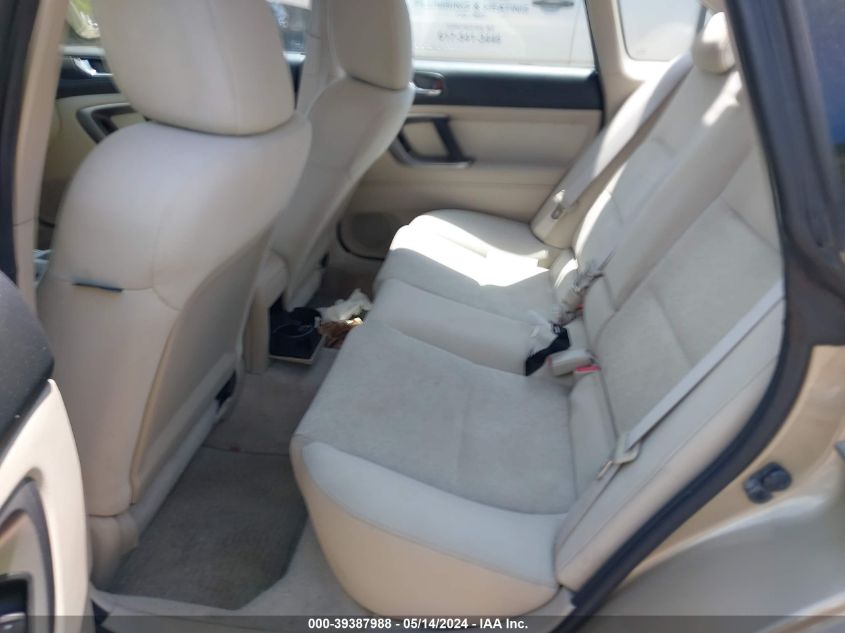 2008 Subaru Legacy 2.5I VIN: 4S3BL616X87201784 Lot: 39387988