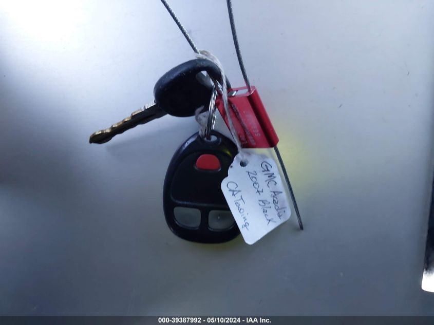 2007 GMC Acadia Sle-1 VIN: 1GKER13797J114355 Lot: 39387992