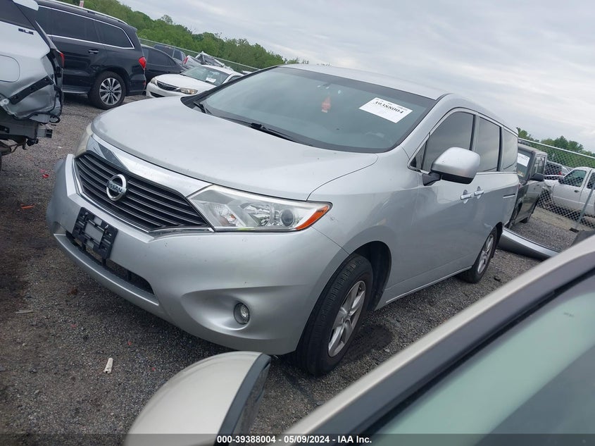 2015 Nissan Quest Platinum/S/Sl/Sv VIN: JN8AE2KP9F9122019 Lot: 39388004