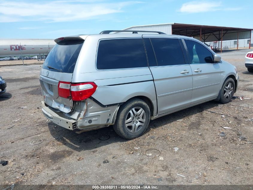 2007 Honda Odyssey Ex VIN: 5FNRL38477B413424 Lot: 39388011