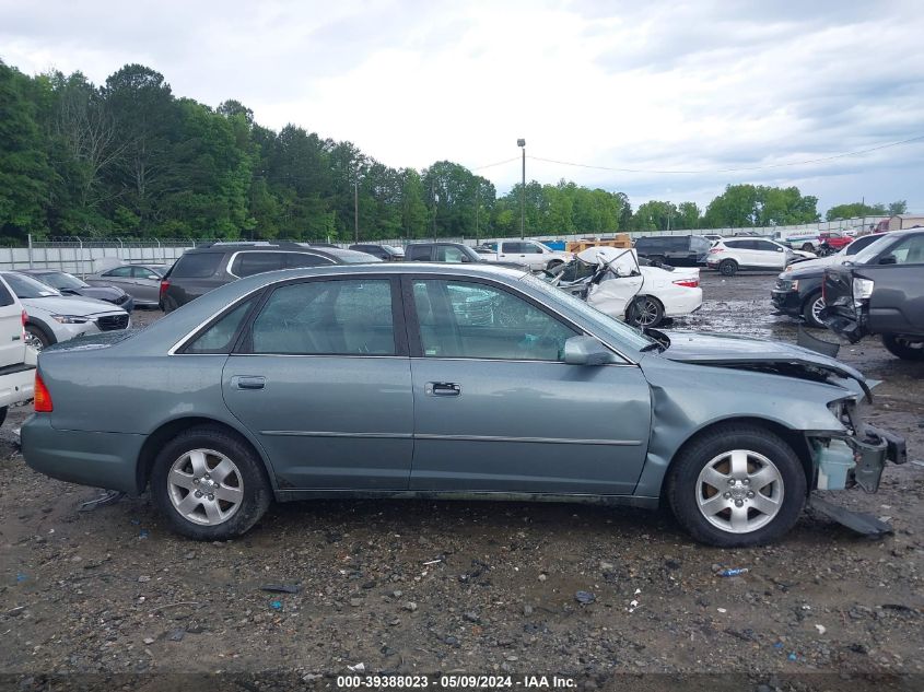 2001 Toyota Avalon Xl VIN: 4T1BF28BX1U145447 Lot: 39388023