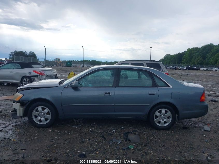 2001 Toyota Avalon Xl VIN: 4T1BF28BX1U145447 Lot: 39388023