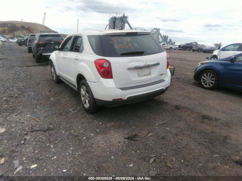 2013 Chevrolet Equinox Ls VIN: 2GNALBEK2D1153191 Lot: 39388029