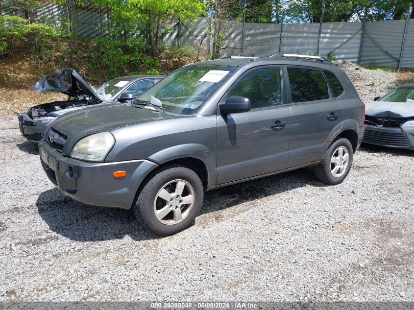 2008 Hyundai Tucson Gls VIN: KM8JM12B78U715452 Lot: 39388048