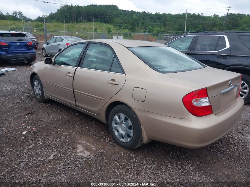 2002 Toyota Camry Le VIN: 4T1BE32K92U060473 Lot: 39388051