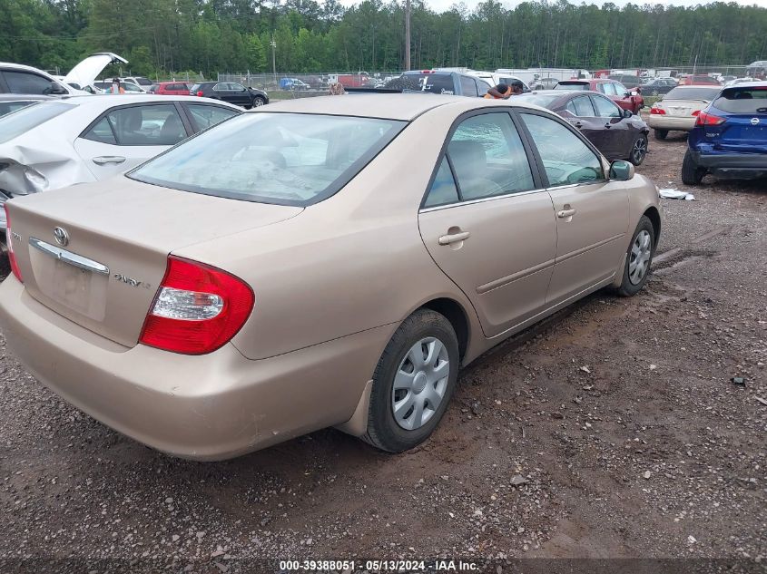 2002 Toyota Camry Le VIN: 4T1BE32K92U060473 Lot: 39388051