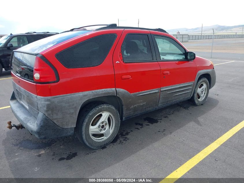 2001 Pontiac Aztek Gt VIN: 3G7DA03E61S502395 Lot: 39388058