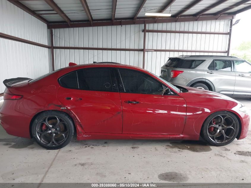 2018 Alfa Romeo Giulia Ti Sport Awd VIN: ZARFAEEN7J7566115 Lot: 39388060