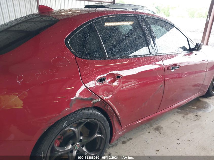 2018 Alfa Romeo Giulia Ti Sport Awd VIN: ZARFAEEN7J7566115 Lot: 39388060